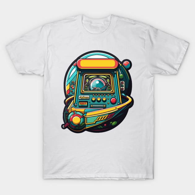 Vintage Arcade Game T-Shirt by Scrapitsideways